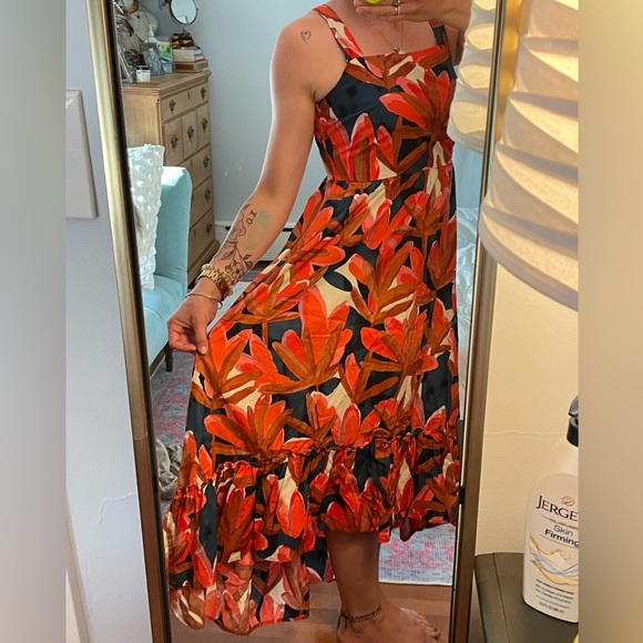 Summer maxi asymmetrical dress - Picture 2 of 5